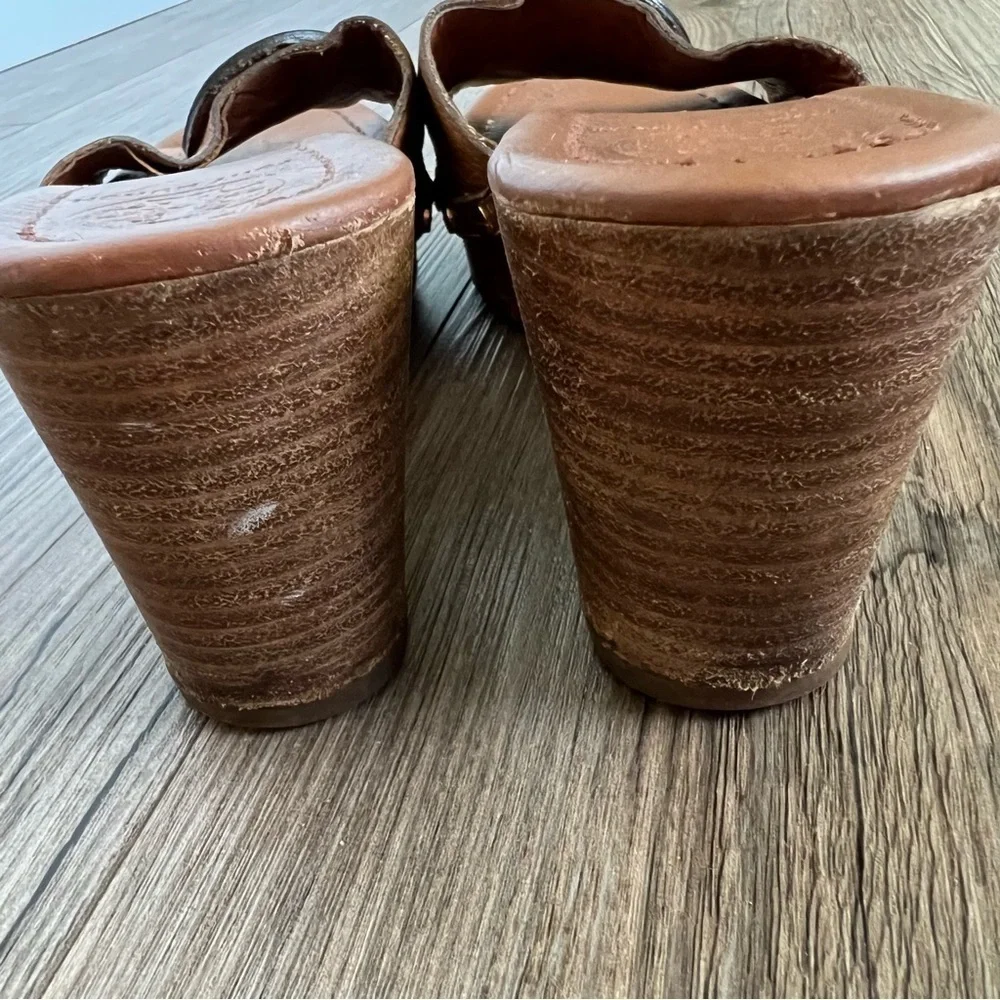 Tory Burch Patti 3 Wedge Sandals Size 8